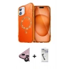 MARSİLYAN™- iPhone 11 Kılıf Kıvılcım Form Prime - Şeffaf Uv Polymer Nano Ekran Koruyucu + Raze Metal Kamera Lens - SH
