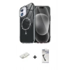 MARSİLYAN™- iPhone 11 Kılıf Kıvılcım Form Prime - Şeffaf Uv Polymer Nano Ekran Koruyucu + Renkli Kamera Lens Koruma Cam - SI