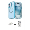 MARSİLYAN™- iPhone 11 Kılıf Kıvılcım Form Prime - Şeffaf Uv Polymer Nano Ekran Koruyucu + Renkli Kamera Lens Koruma Cam - PE