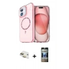 MARSİLYAN™- iPhone 11 Kılıf Kıvılcım Form Prime - Siyah 34D Hayalet Izgaralı Cam + Pers Alüminyum Kamera Lens - GD