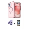 MARSİLYAN™- iPhone 11 Kılıf Kıvılcım Form Prime - Siyah 34D Hayalet Izgaralı Cam + Raze Metal Kamera Lens - MR