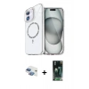 MARSİLYAN™- iPhone 11 Kılıf Kıvılcım Form Prime - Siyah 360 Mat Full Body Arka Koruyucu + Pers Alüminyum Kamera Lens - GI