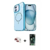 MARSİLYAN™- iPhone 11 Kılıf Kıvılcım Form Prime - Siyah 360 Mat Full Body Arka Koruyucu + Kırmızı Pers Alüminyum Kamera Lens