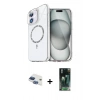MARSİLYAN™- iPhone 11 Kılıf Kıvılcım Form Prime - Siyah 360 Mat Full Body Arka Koruyucu + Pers Alüminyum Kamera Lens - LT