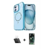 MARSİLYAN™- iPhone 11 Kılıf Kıvılcım Form Prime - Siyah 360 Mat Full Body Arka Koruyucu + Kamera Lens Koruma Cam - SF