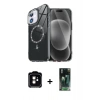 MARSİLYAN™- iPhone 11 Kılıf Kıvılcım Form Prime - Siyah 360 Mat Full Body Arka Koruyucu + PVD Metal Kamera Lens - TU
