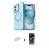 MARSİLYAN™- iPhone 11 Kılıf Kıvılcım Form Prime - Siyah 360 Mat Full Body Arka Koruyucu + Renkli Kamera Lens Koruma Cam - YL