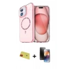 MARSİLYAN™- iPhone 11 Kılıf Kıvılcım Form Prime - Siyah 3D Antistatik Mat Seramik Nano Ekran Koruyucu + Rainbow Kamera Lens Koruma Cam - KI