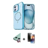 MARSİLYAN™- iPhone 11 Kılıf Kıvılcım Form Prime - Siyah 3D Antistatik Mat Seramik Nano Ekran Koruyucu + Raze Metal Kamera Lens - KI