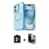 MARSİLYAN™- iPhone 11 Kılıf Kıvılcım Form Prime - Siyah 3D Antistatik Mat Seramik Nano Ekran Koruyucu + PVD Metal Kamera Lens - MI
