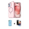 MARSİLYAN™- iPhone 11 Kılıf Kıvılcım Form Prime - Siyah 3D Antistatik Mat Seramik Nano Ekran Koruyucu + Neon Fosforlu Kamera Lens - YL