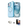MARSİLYAN™- iPhone 11 Kılıf Kıvılcım Form Prime - Siyah 3D Antistatik Mat Seramik Nano Ekran Koruyucu + Pers Alüminyum Kamera Lens - GD