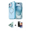 MARSİLYAN™- iPhone 11 Kılıf Kıvılcım Form Prime - Siyah 3D Antistatik Mat Seramik Nano Ekran Koruyucu + Raze Metal Kamera Lens - MI