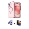 MARSİLYAN™- iPhone 11 Kılıf Kıvılcım Form Prime - Siyah 3D Antistatik Mat Seramik Nano Ekran Koruyucu + Raze Metal Kamera Lens - MR