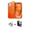 MARSİLYAN™- iPhone 11 Kılıf Kıvılcım Form Prime - Siyah 3D Antistatik Mat Seramik Nano Ekran Koruyucu + Raze Metal Kamera Lens - GS