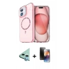 MARSİLYAN™- iPhone 11 Kılıf Kıvılcım Form Prime - Siyah 3D Antistatik Mat Seramik Nano Ekran Koruyucu + Raze Metal Kamera Lens - MI