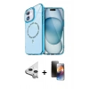 MARSİLYAN™- iPhone 11 Kılıf Kıvılcım Form Prime - Siyah 3D Antistatik Mat Seramik Nano Ekran Koruyucu + Raze Metal Kamera Lens - GS