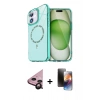 MARSİLYAN™- iPhone 11 Kılıf Kıvılcım Form Prime - Siyah 3D Antistatik Mat Seramik Nano Ekran Koruyucu + Siyah Raze Metal Kamera Lens