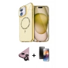 MARSİLYAN™- iPhone 11 Kılıf Kıvılcım Form Prime - Siyah 3D Antistatik Mat Seramik Nano Ekran Koruyucu + Siyah Raze Metal Kamera Lens