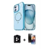 MARSİLYAN™- iPhone 11 Kılıf Kıvılcım Form Prime - Siyah 3D Antistatik Mat Seramik Nano Ekran Koruyucu + PVD Metal Kamera Lens - TU
