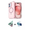 MARSİLYAN™- iPhone 11 Kılıf Kıvılcım Form Prime - Siyah 3D Antistatik Seramik Nano Ekran Koruyucu + Raze Metal Kamera Lens - KI