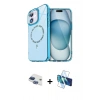 MARSİLYAN™- iPhone 11 Kılıf Kıvılcım Form Prime - Siyah 3D Antistatik Seramik Nano Ekran Koruyucu + Pers Alüminyum Kamera Lens - LT