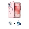 MARSİLYAN™- iPhone 11 Kılıf Kıvılcım Form Prime - Siyah 3D Antistatik Seramik Nano Ekran Koruyucu + Pers Alüminyum Kamera Lens - GI