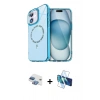 MARSİLYAN™- iPhone 11 Kılıf Kıvılcım Form Prime - Siyah 3D Antistatik Seramik Nano Ekran Koruyucu + Pers Alüminyum Kamera Lens - GI