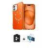 MARSİLYAN™- iPhone 11 Kılıf Kıvılcım Form Prime - Siyah 3D Antistatik Seramik Nano Ekran Koruyucu + PVD Metal Kamera Lens - YL