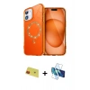 MARSİLYAN™- iPhone 11 Kılıf Kıvılcım Form Prime - Siyah 3D Antistatik Seramik Nano Ekran Koruyucu + Rainbow Kamera Lens Koruma Cam - KI