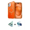 MARSİLYAN™- iPhone 11 Kılıf Kıvılcım Form Prime - Siyah 3D Antistatik Seramik Nano Ekran Koruyucu + Raze Metal Kamera Lens - MI