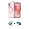 MARSİLYAN™- iPhone 11 Kılıf Kıvılcım Form Prime - Siyah 3D Antistatik Seramik Nano Ekran Koruyucu + Raze Metal Kamera Lens - MI