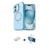 MARSİLYAN™- iPhone 11 Kılıf Kıvılcım Form Prime - Siyah 3D Antistatik Seramik Nano Ekran Koruyucu + Renkli Kamera Lens Koruma Cam - YL