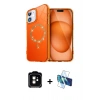 MARSİLYAN™- iPhone 11 Kılıf Kıvılcım Form Prime - Siyah 3D Antistatik Seramik Nano Ekran Koruyucu + PVD Metal Kamera Lens - TU