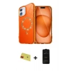 MARSİLYAN™- iPhone 11 Kılıf Kıvılcım Form Prime - Siyah 6D Antistatik Mat Seramik Hayalet Nano Ekran Koruyucu + Rainbow Kamera Lens Koruma Cam - KI