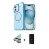 MARSİLYAN™- iPhone 11 Kılıf Kıvılcım Form Prime - Siyah 6D Antistatik Mat Seramik Hayalet Nano Ekran Koruyucu + Kırmızı Raze Metal Kamera Lens