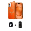 MARSİLYAN™- iPhone 11 Kılıf Kıvılcım Form Prime - Siyah 6D Antistatik Mat Seramik Hayalet Nano Ekran Koruyucu + PVD Metal Kamera Lens - MI