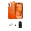 MARSİLYAN™- iPhone 11 Kılıf Kıvılcım Form Prime - Siyah 6D Antistatik Mat Seramik Hayalet Nano Ekran Koruyucu + Renkli Kamera Lens Koruma Cam - YL
