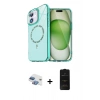 MARSİLYAN™- iPhone 11 Kılıf Kıvılcım Form Prime - Siyah 6D Antistatik Mat Seramik Hayalet Nano Ekran Koruyucu + Pers Alüminyum Kamera Lens - GI