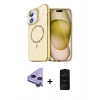 MARSİLYAN™- iPhone 11 Kılıf Kıvılcım Form Prime - Siyah 6D Antistatik Mat Seramik Hayalet Nano Ekran Koruyucu + Raze Metal Kamera Lens - MR