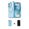 MARSİLYAN™- iPhone 11 Kılıf Kıvılcım Form Prime - Siyah 6D Antistatik Mat Seramik Hayalet Nano Ekran Koruyucu + Neon Fosforlu Kamera Lens - TU