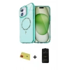 MARSİLYAN™- iPhone 11 Kılıf Kıvılcım Form Prime - Siyah 6D Antistatik Mat Seramik Hayalet Nano Ekran Koruyucu + Rainbow Kamera Lens Koruma Cam - KI