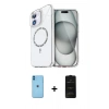 MARSİLYAN™- iPhone 11 Kılıf Kıvılcım Form Prime - Siyah 6D Antistatik Mat Seramik Hayalet Nano Ekran Koruyucu + Neon Fosforlu Kamera Lens - MI