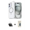 MARSİLYAN™- iPhone 11 Kılıf Kıvılcım Form Prime - Siyah 6D Mat Seramik Hayalet Nano Ekran Koruyucu + Kamera Lens Koruma Cam - SF