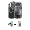MARSİLYAN™- iPhone 11 Kılıf Kıvılcım Form Prime - Siyah 6D Mat Seramik Hayalet Nano Ekran Koruyucu + Raze Metal Kamera Lens - KI