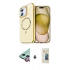 MARSİLYAN™- iPhone 11 Kılıf Kıvılcım Form Prime - Siyah 6D Mat Seramik Hayalet Nano Ekran Koruyucu + Raze Metal Kamera Lens - KI