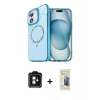 MARSİLYAN™- iPhone 11 Kılıf Kıvılcım Form Prime - Siyah 6D Mat Seramik Hayalet Nano Ekran Koruyucu + Mavi PVD Metal Kamera Lens
