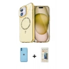 MARSİLYAN™- iPhone 11 Kılıf Kıvılcım Form Prime - Siyah 6D Mat Seramik Hayalet Nano Ekran Koruyucu + Neon Fosforlu Kamera Lens - MI