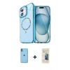 MARSİLYAN™- iPhone 11 Kılıf Kıvılcım Form Prime - Siyah 6D Mat Seramik Hayalet Nano Ekran Koruyucu + Neon Fosforlu Kamera Lens - MI
