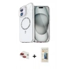 MARSİLYAN™- iPhone 11 Kılıf Kıvılcım Form Prime - Siyah 6D Mat Seramik Hayalet Nano Ekran Koruyucu + Pers Alüminyum Kamera Lens - KI